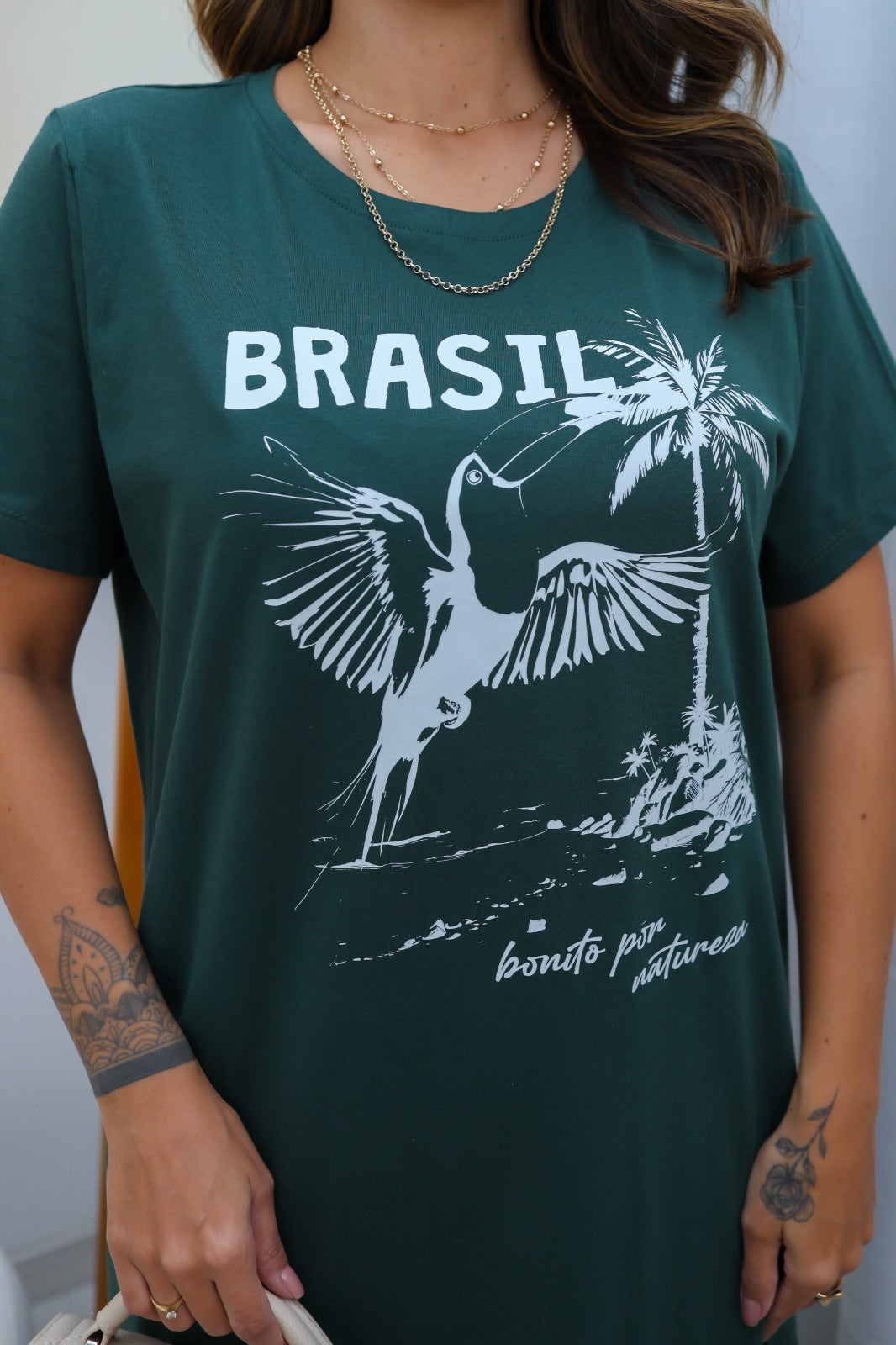 Vestido Midi Fauna Brasileira