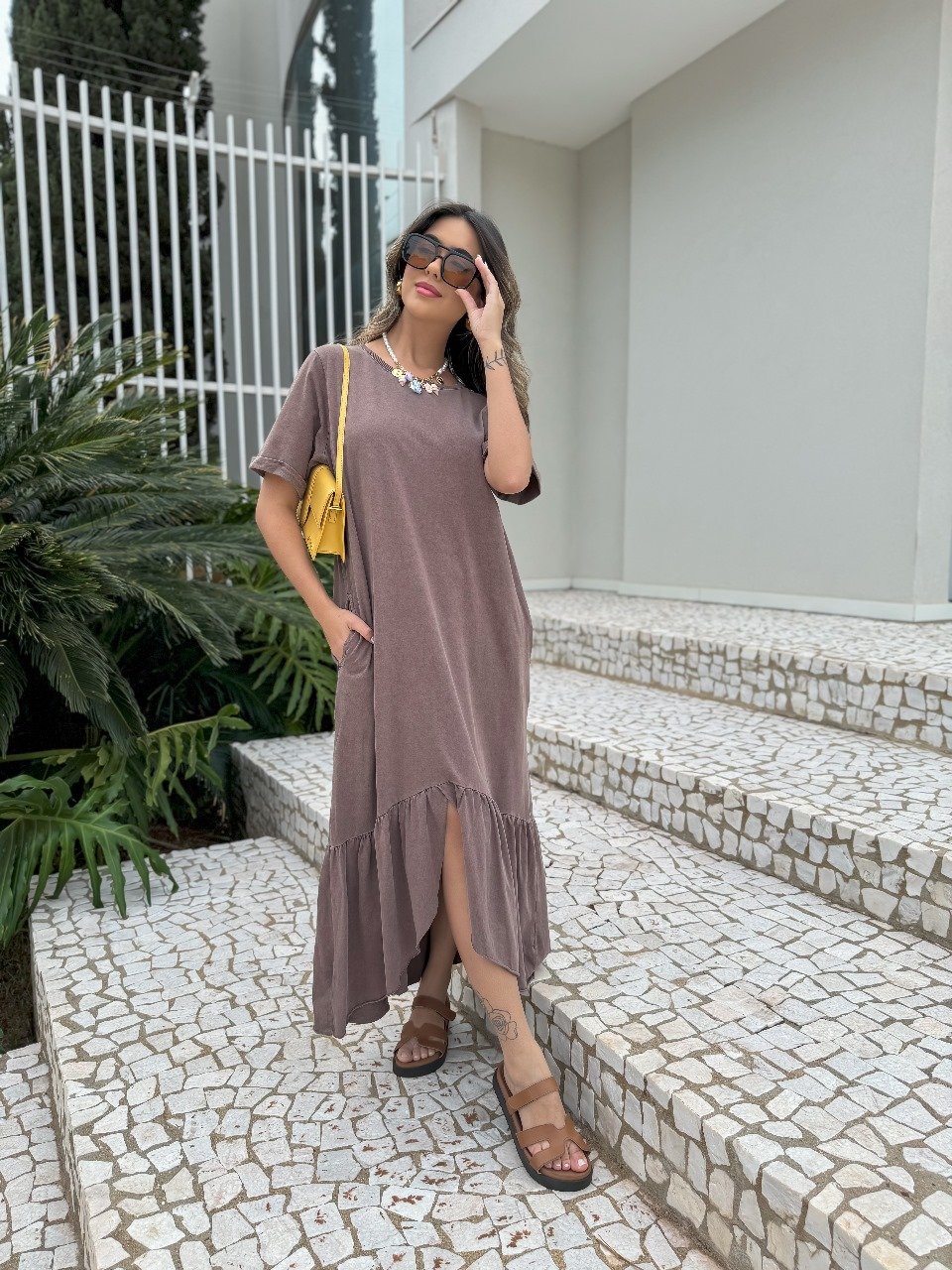 Vestido midi Greece