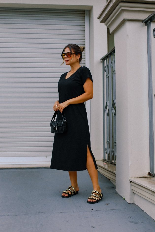 Vestido Midi Gola v Raissa