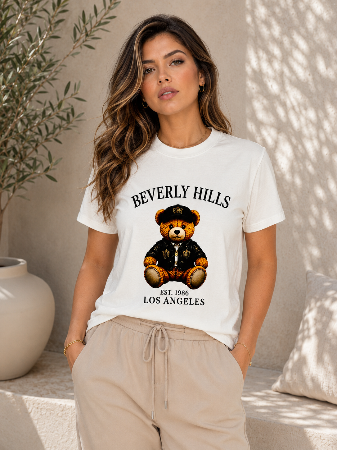 Blusa algodão Beverly Hills
