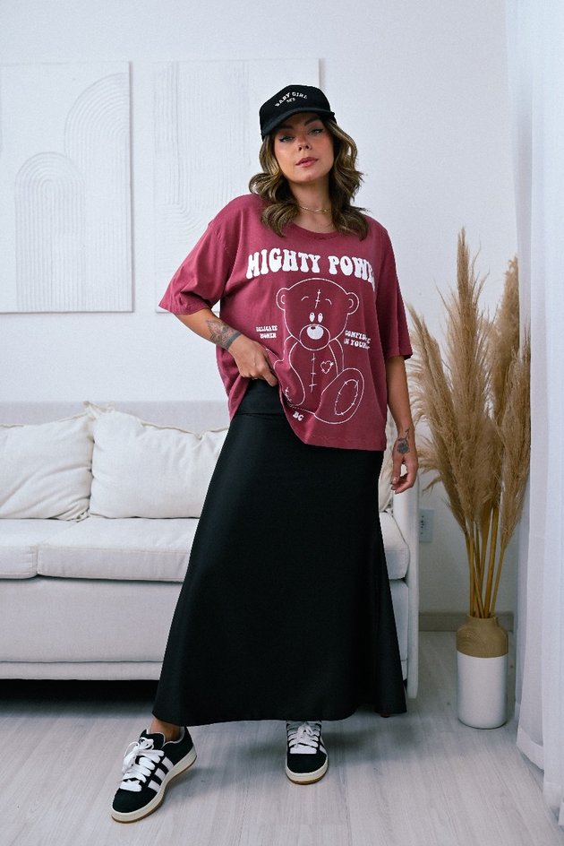 Blusa Oversized Algodão Bear