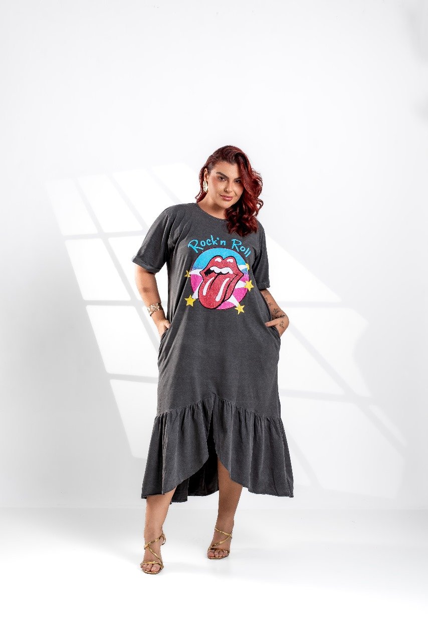 Vestido midi Taina