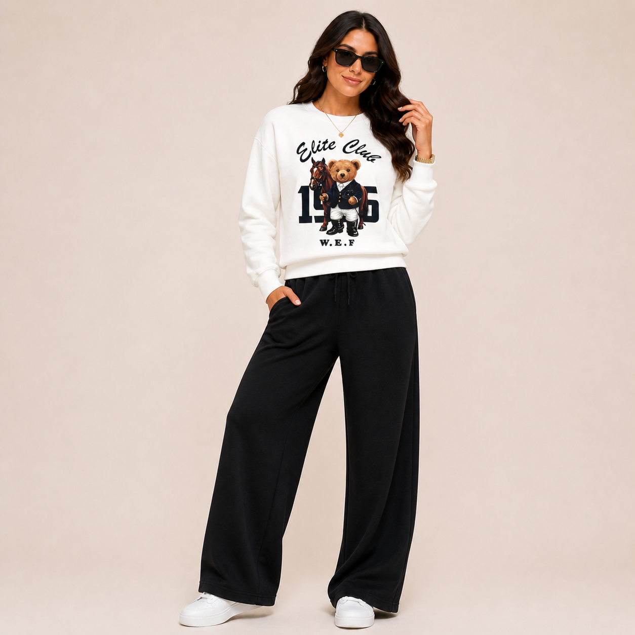 Moletom Urso Club – Off White