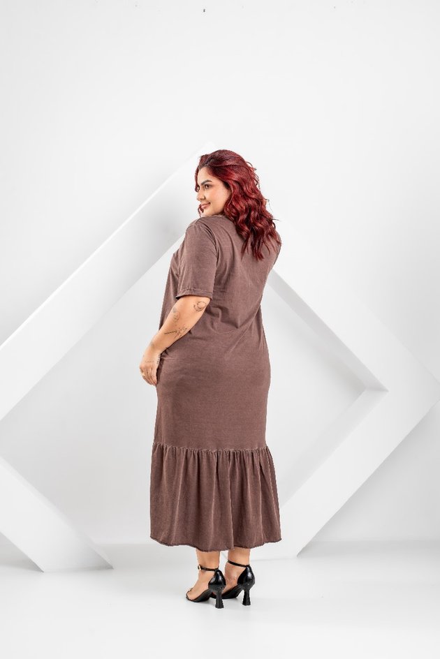 Vestido Estonado Greece Plus
