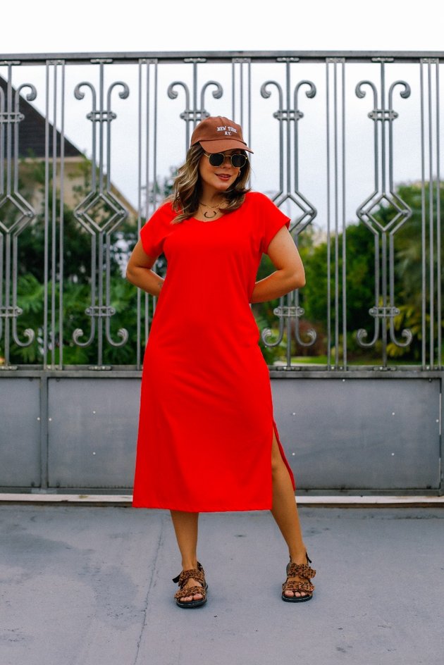 Vestido Midi Gola v Raissa