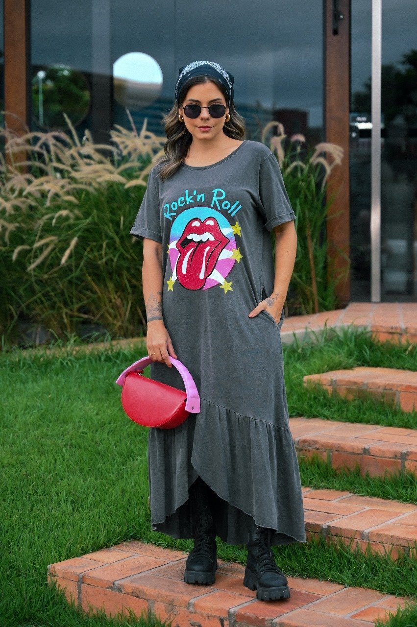 Vestido midi Taina