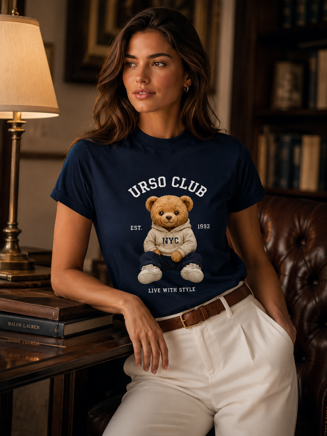 Blusa algodão Urso NYC