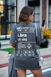 Camiseta Oversized Libra