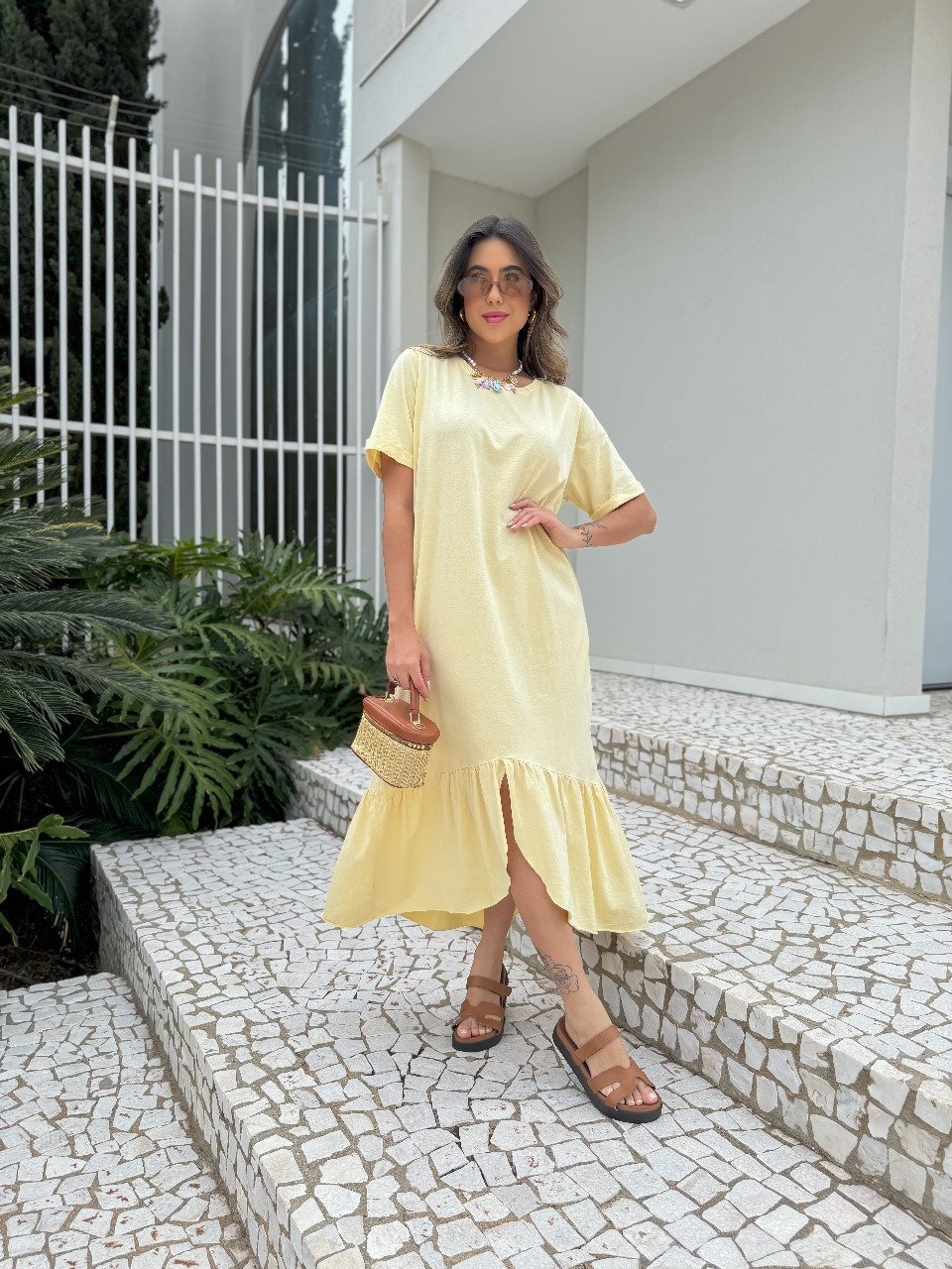 Vestido midi Greece