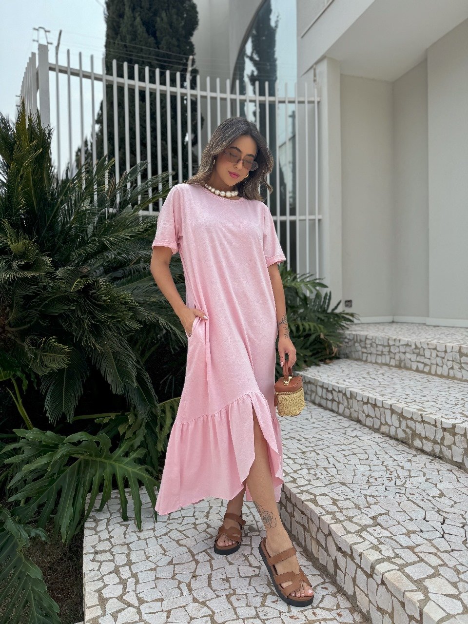 Vestido midi Greece