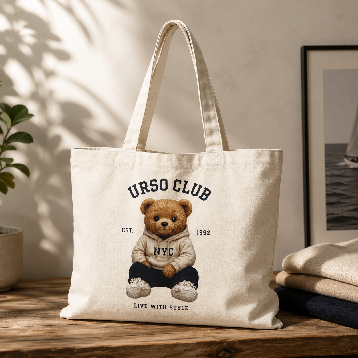Tote bag Urso Club
