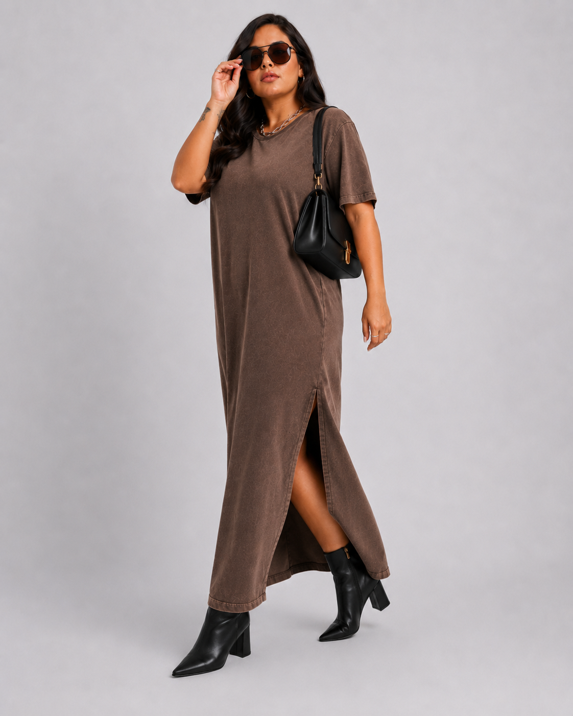 Vestido algodão Tereza PLUS