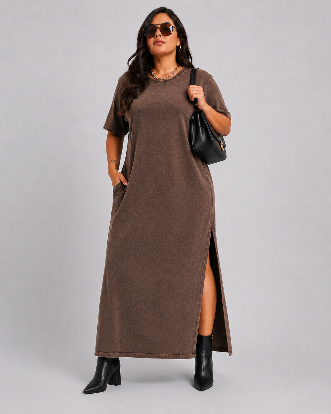 Vestido algodão Tereza PLUS