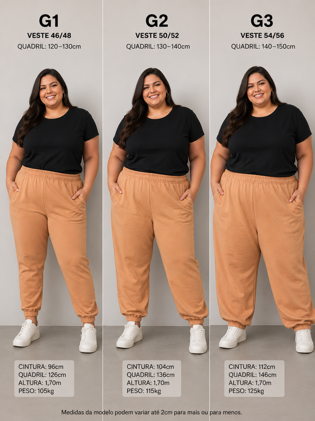 Calça moletom Plus Size Mary