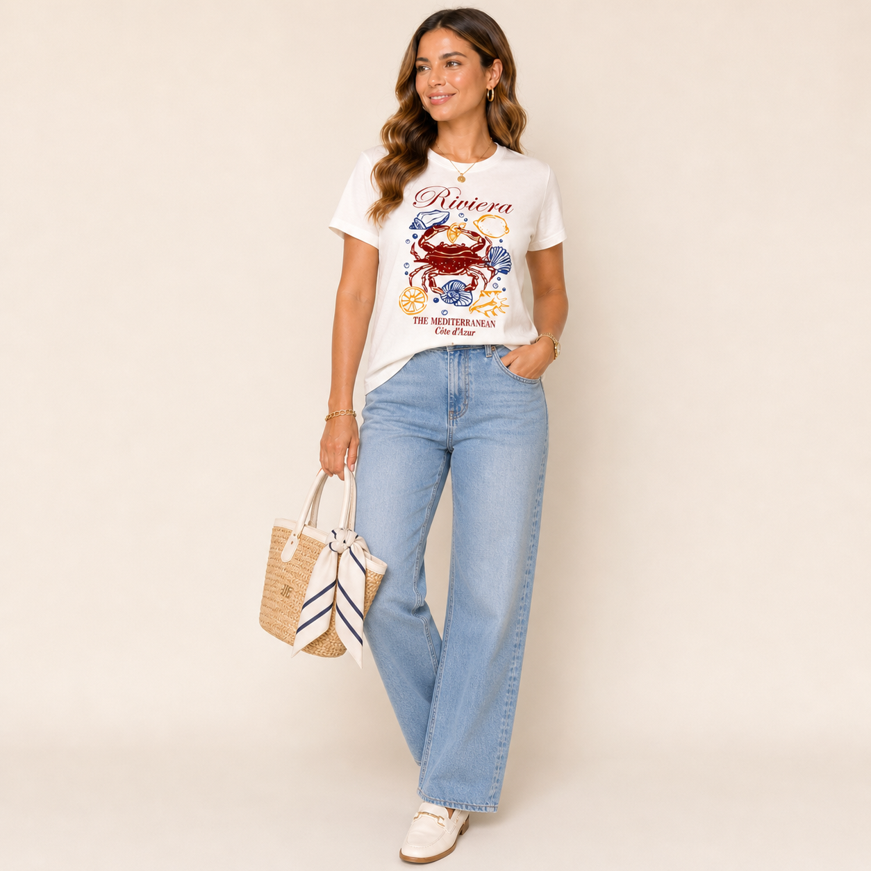 Blusa algodão Cotê d´azur