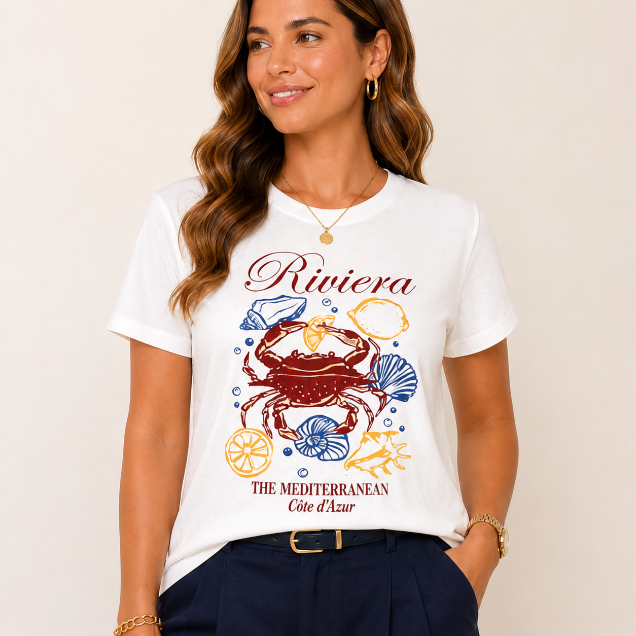 Blusa algodão Cotê d´azur