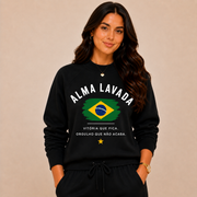 Moletom peluciado Alma Lavada