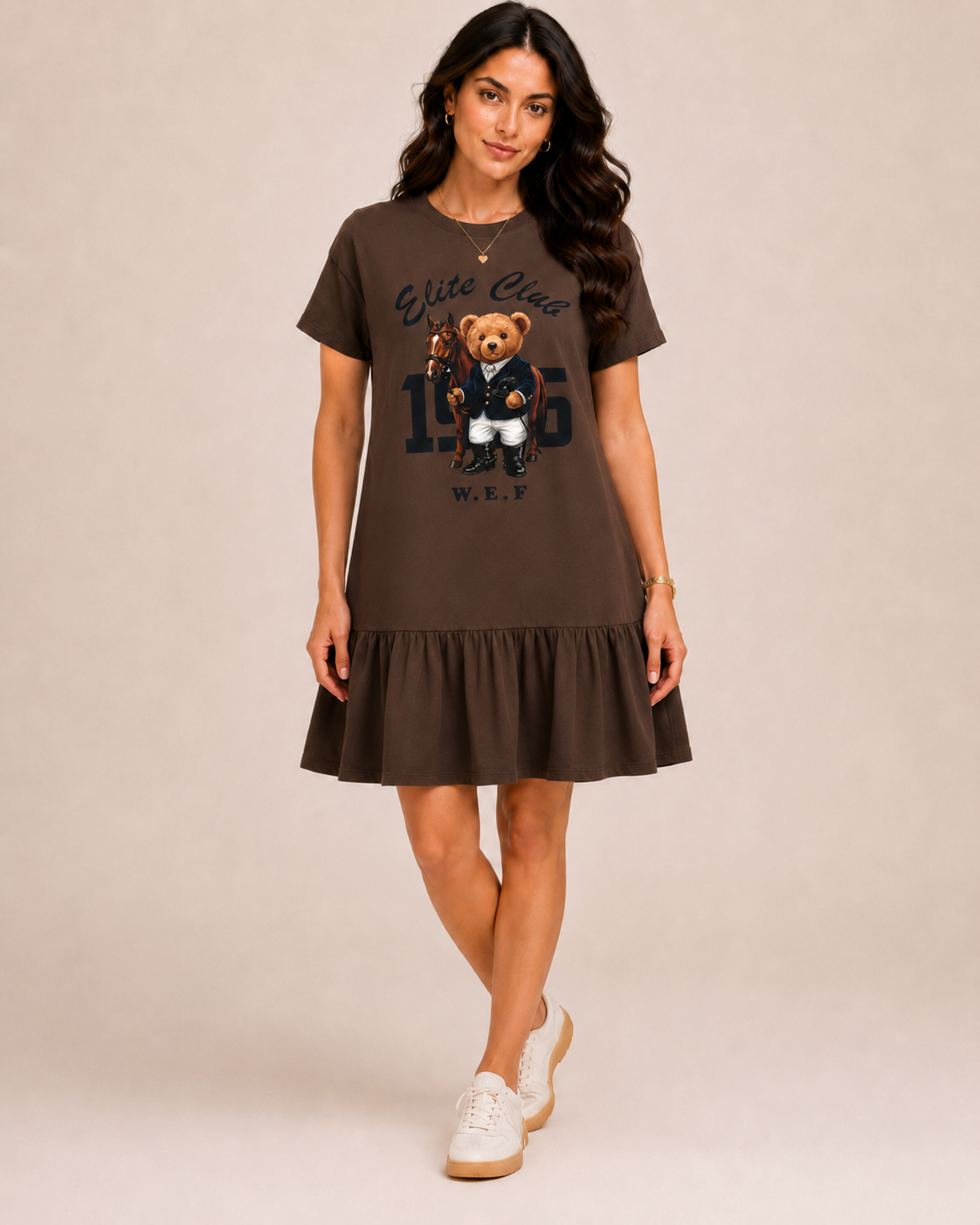 Vestido curto Urso 1992