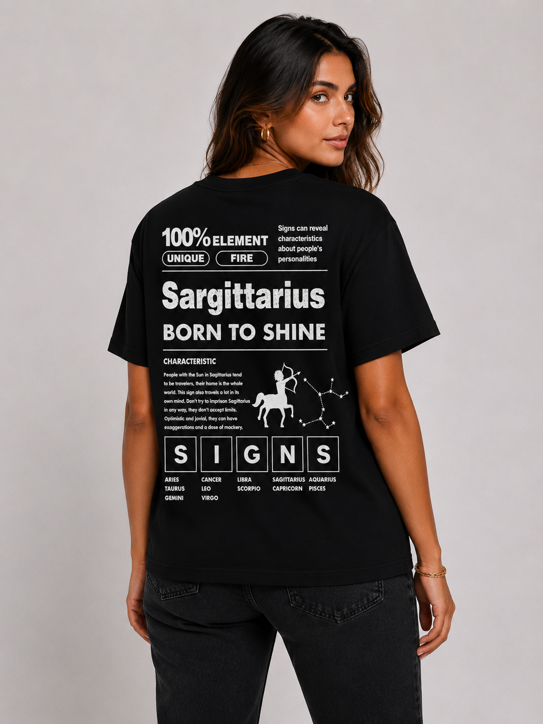 Blusa algodão Sagitário