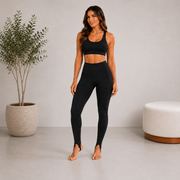 Calça Feminina Legging Fuseau Skinny de Pezinho Peluciada Zero Transparência Cintura Alta