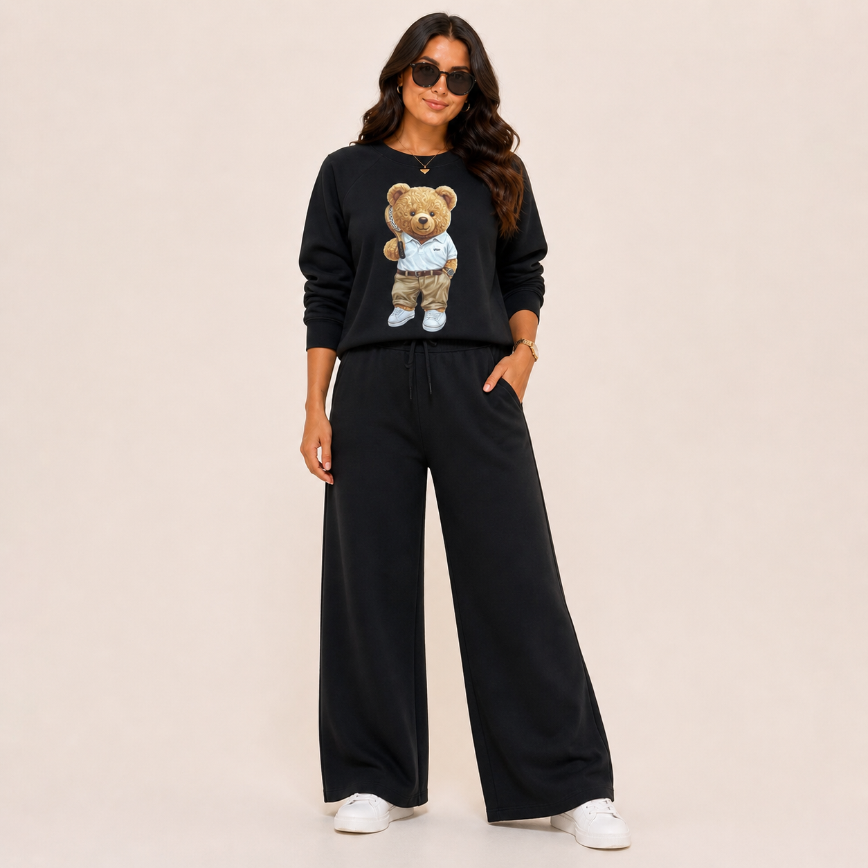 Moletom Urso Club – Preto