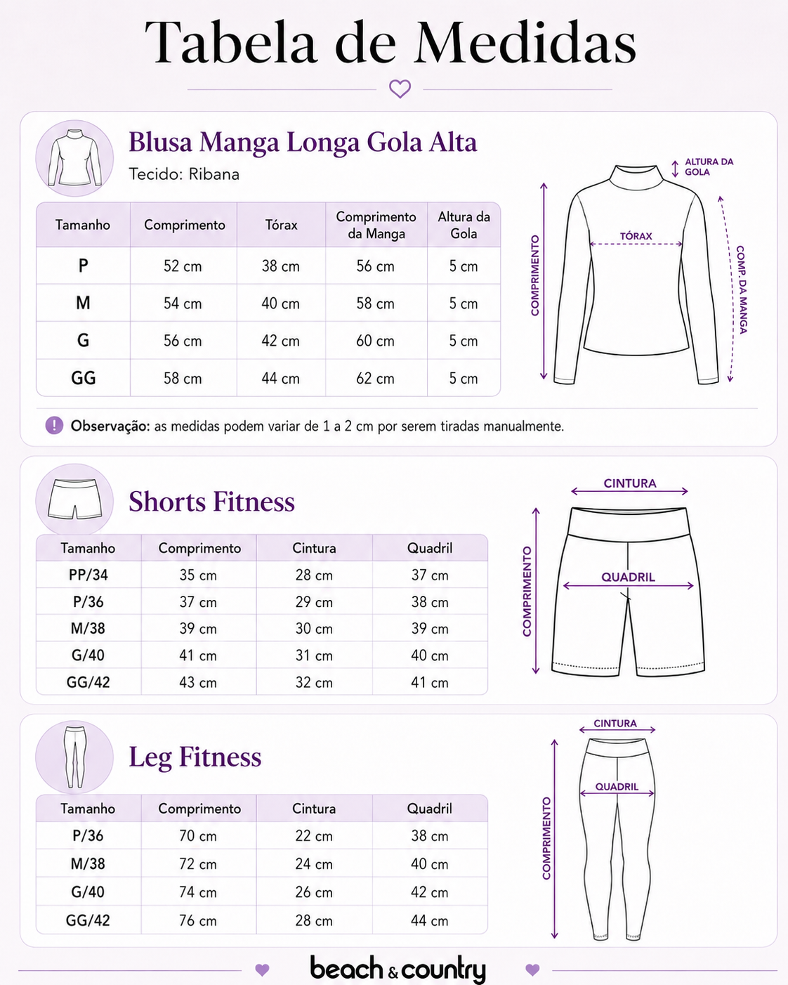Kit Fitness Feminino Preto Blusa Gola Alta Ribana + Shorts + Leg Fitness com Bolso