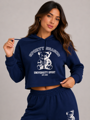 Cropped moletinho Urso Club
