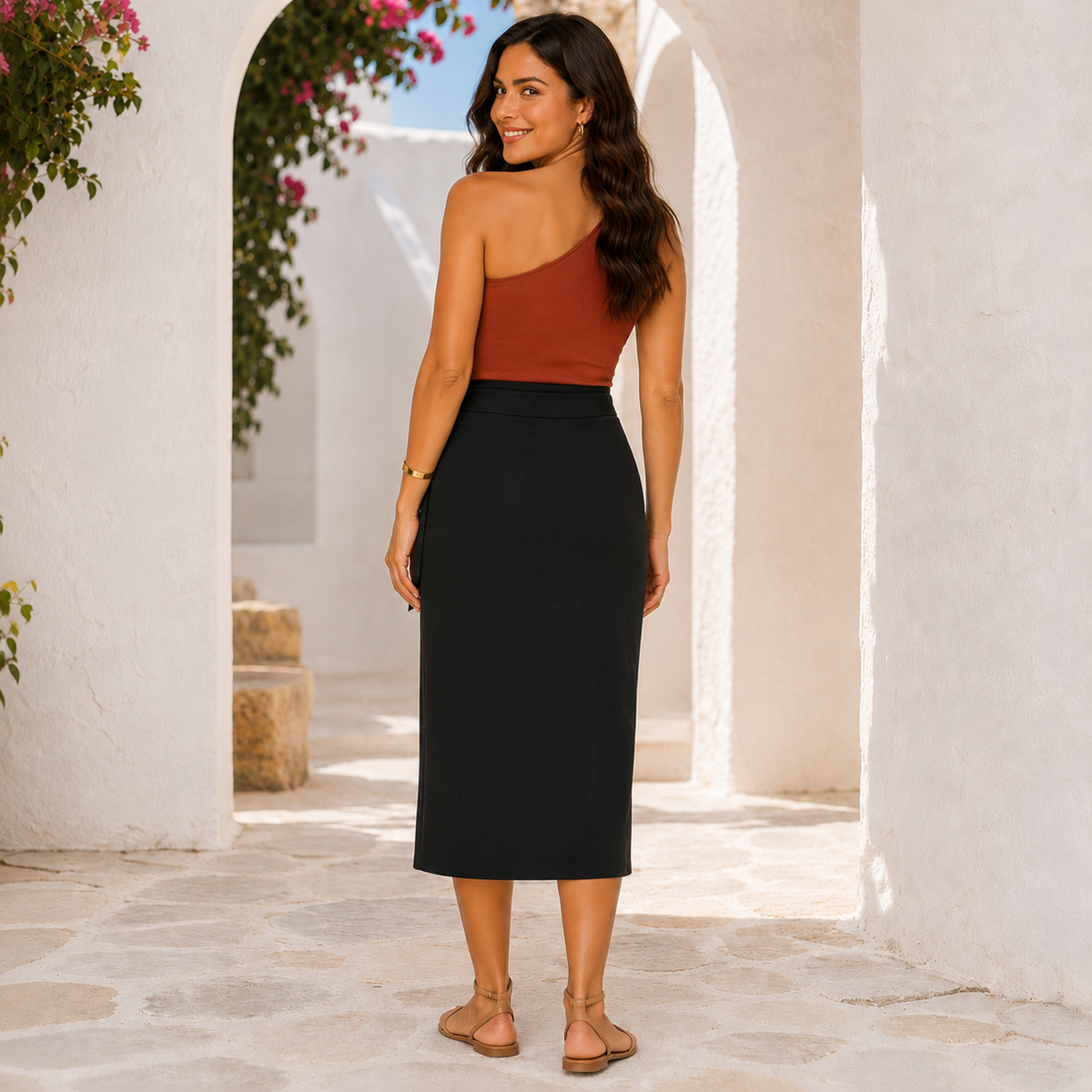 Saia Envelope Midi Brunna