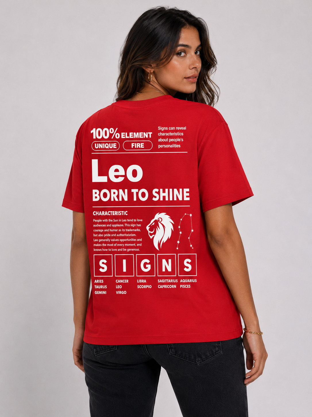 Blusa algodão Leão