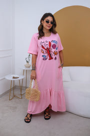 Vestido Midi Lagosta