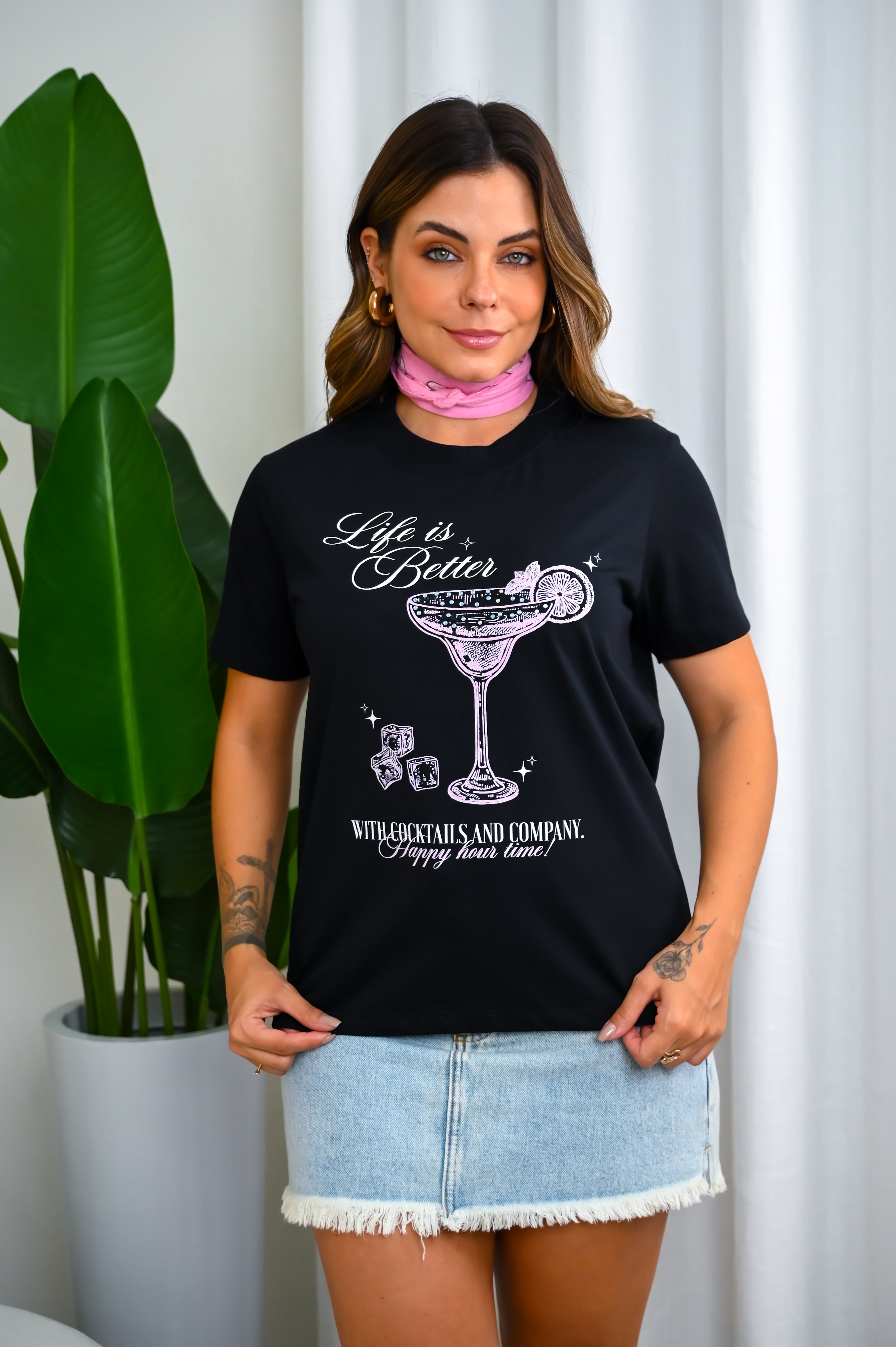 Blusa Algodão Happy Hour