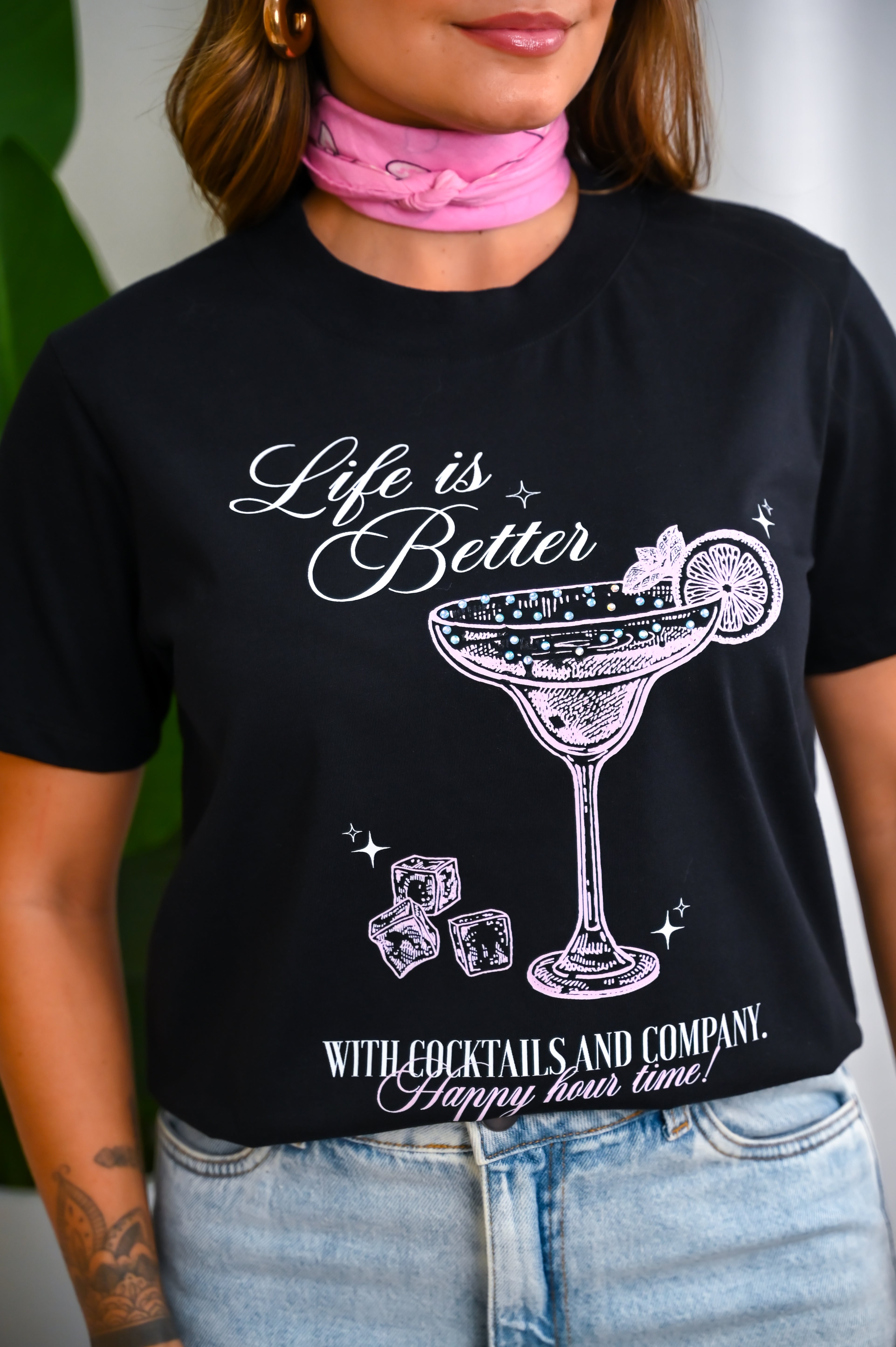 Blusa Algodão Happy Hour