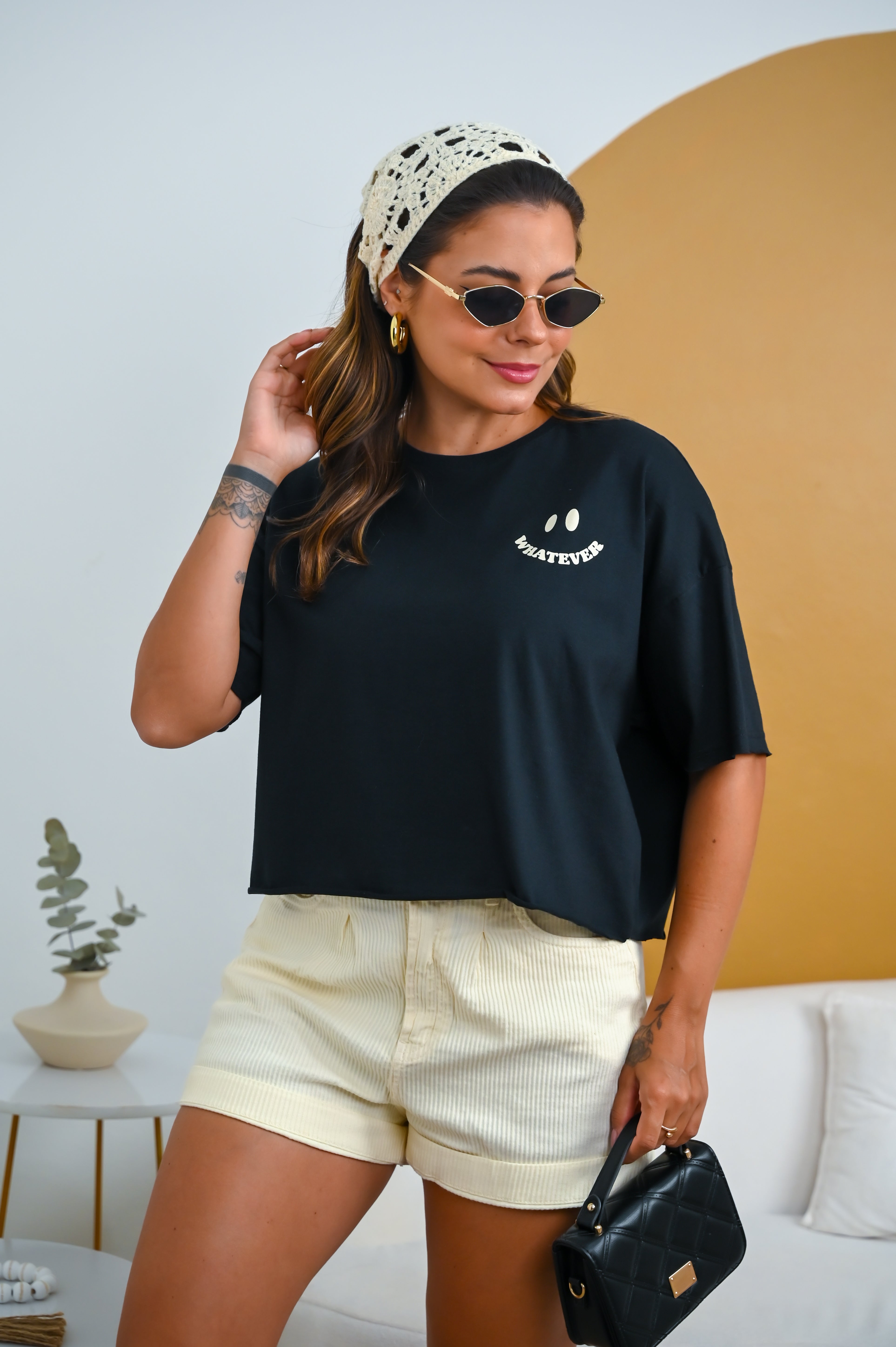 Blusa Cropped Smile