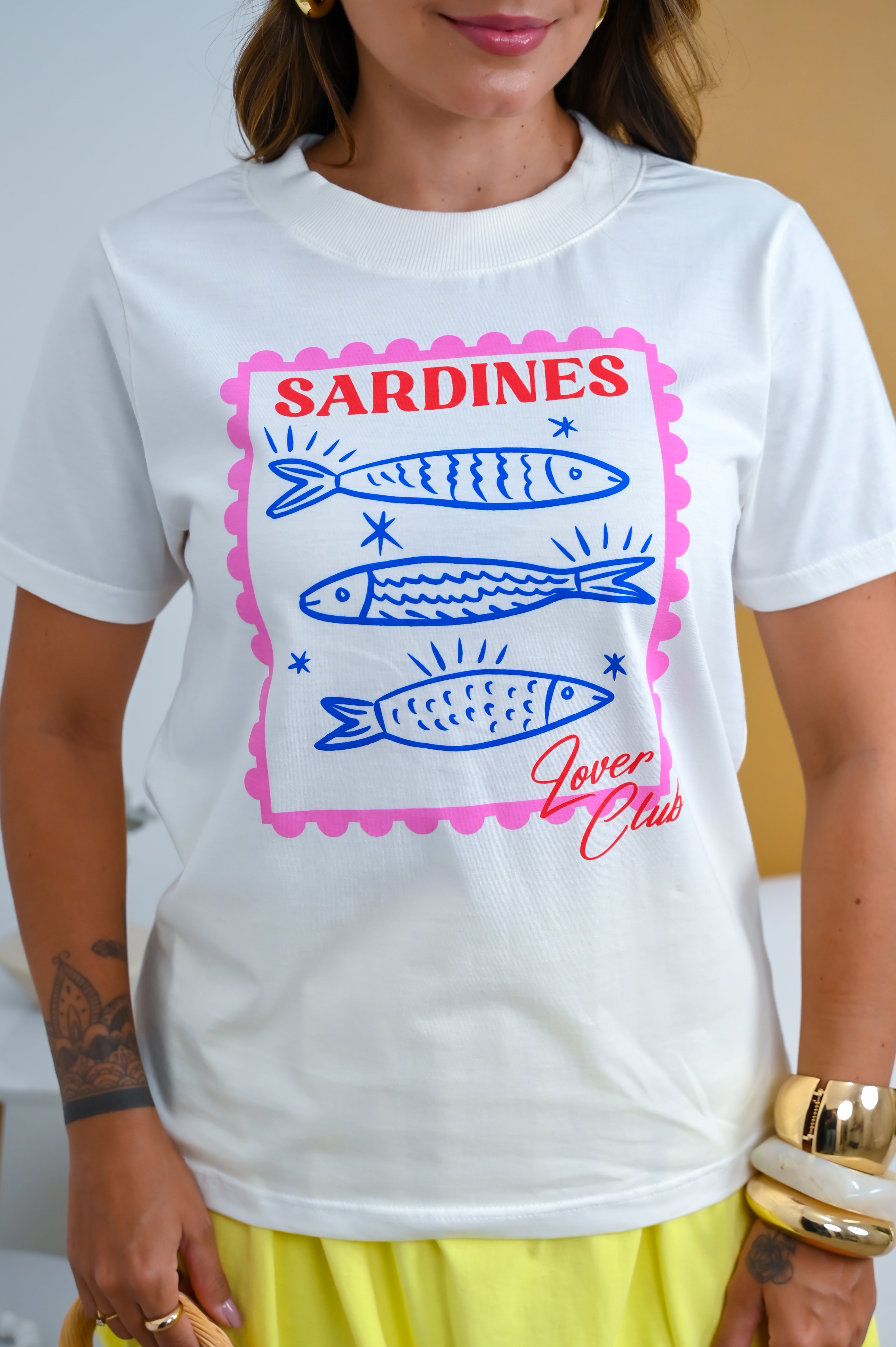 Tshirt Sardines Lover Club
