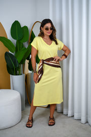 Vestido midi Sunrise
