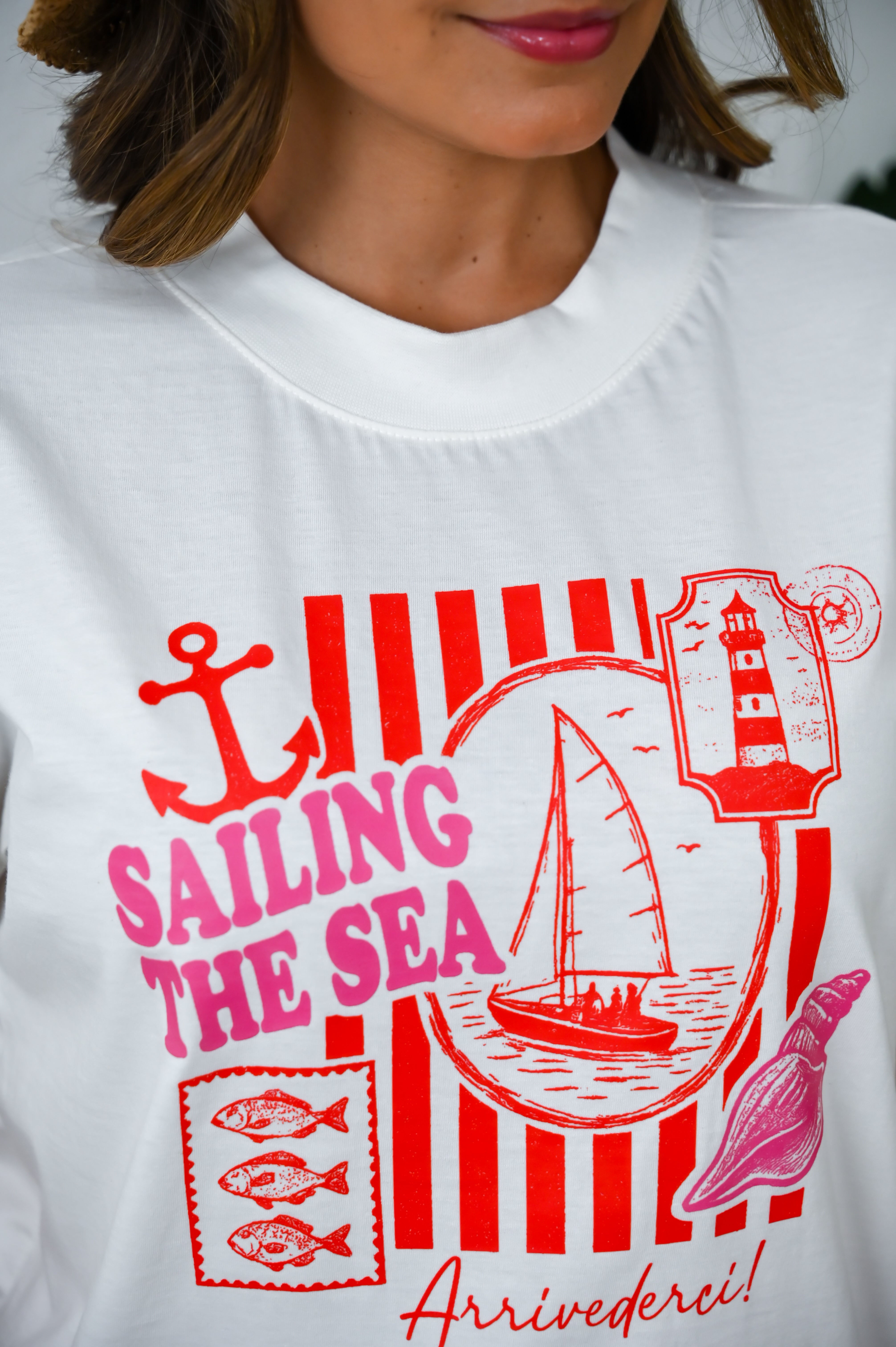 Tshirt meia malha Arriverdeci