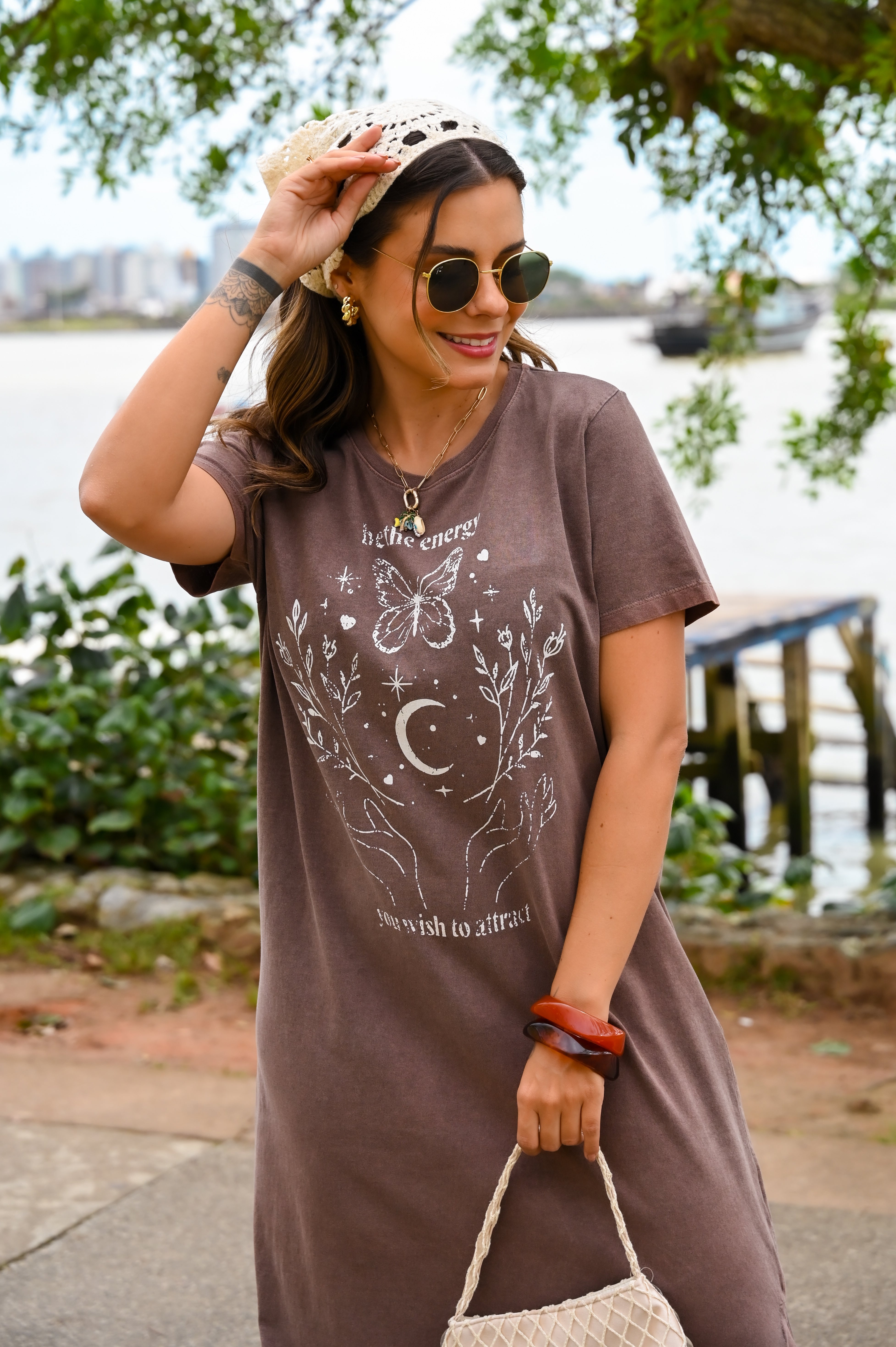 Vestido midi Sabrina