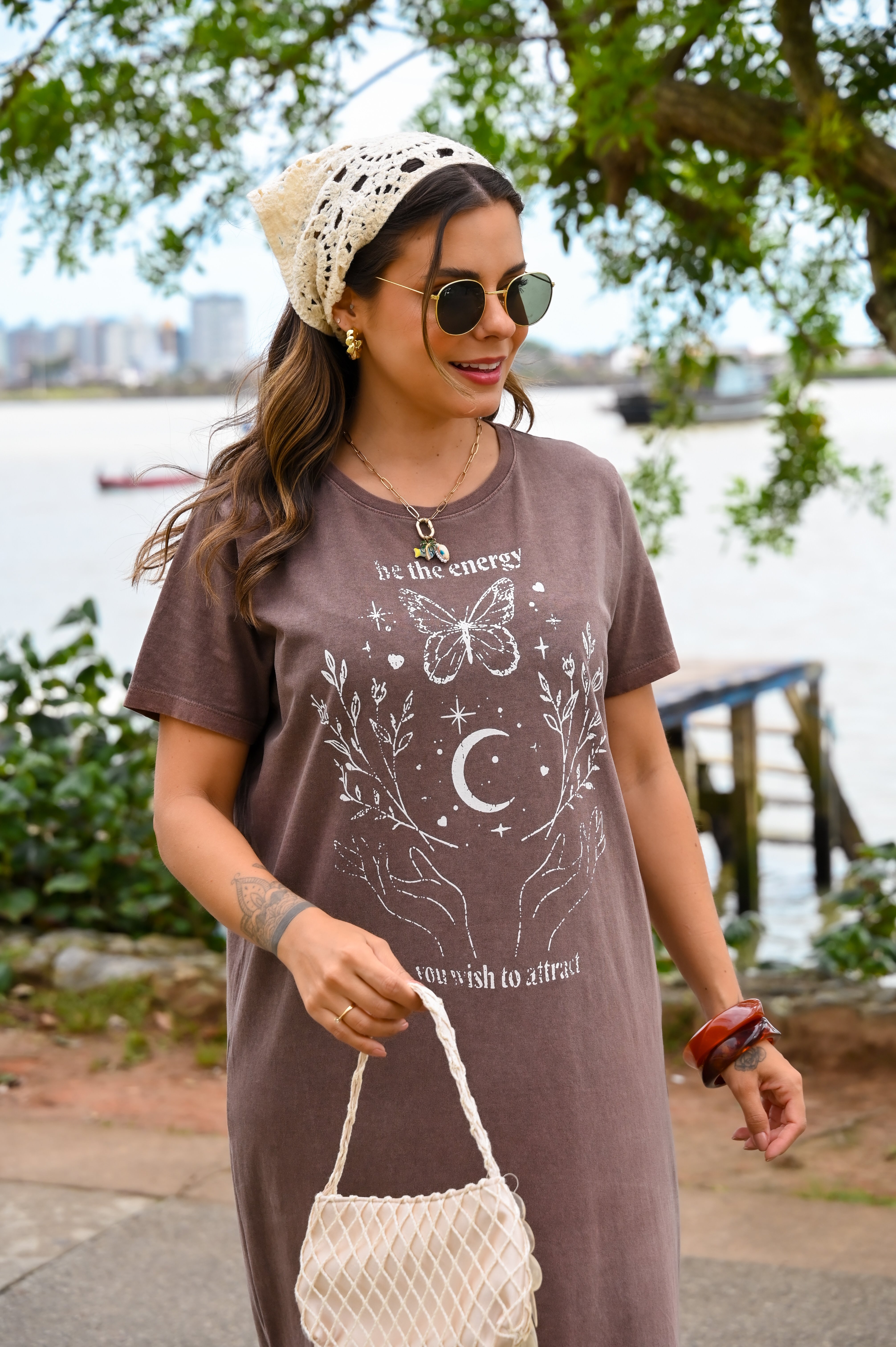 Vestido midi Sabrina