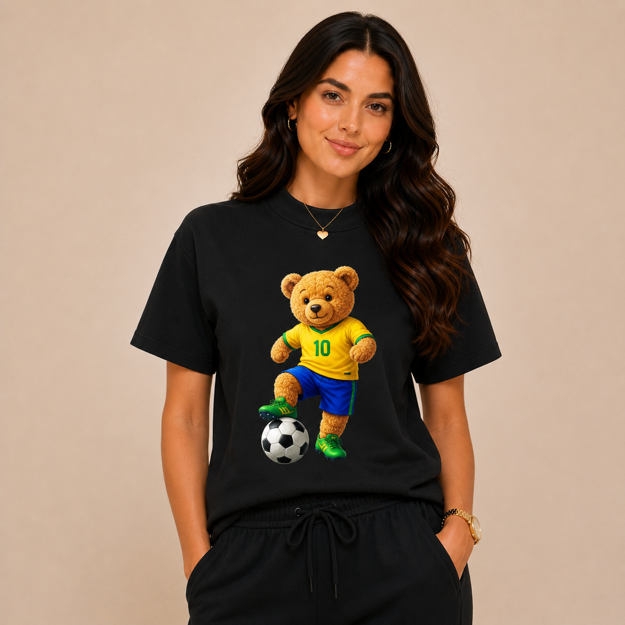 Blusa algodão Urso Player