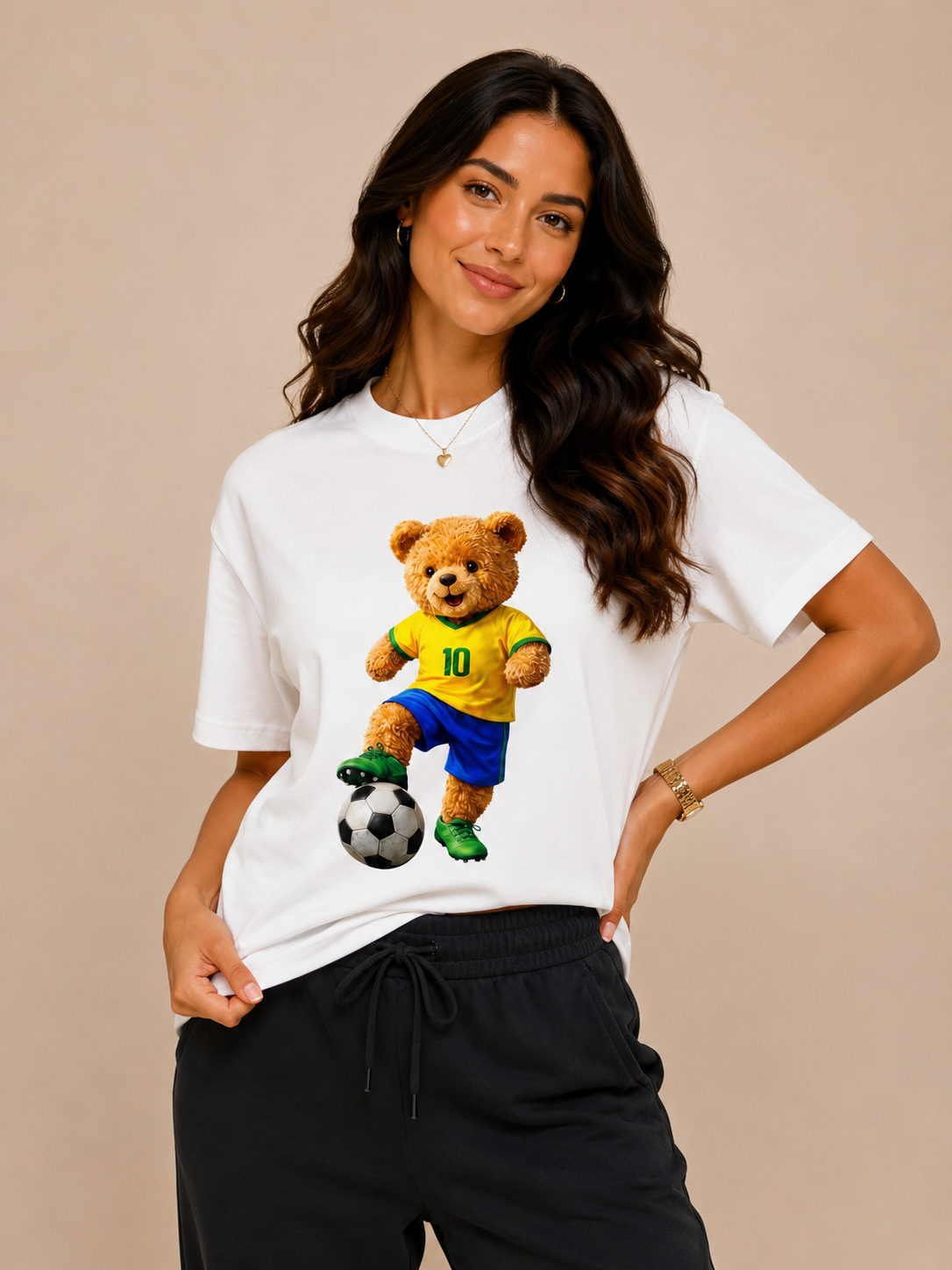 Blusa algodão Urso Player