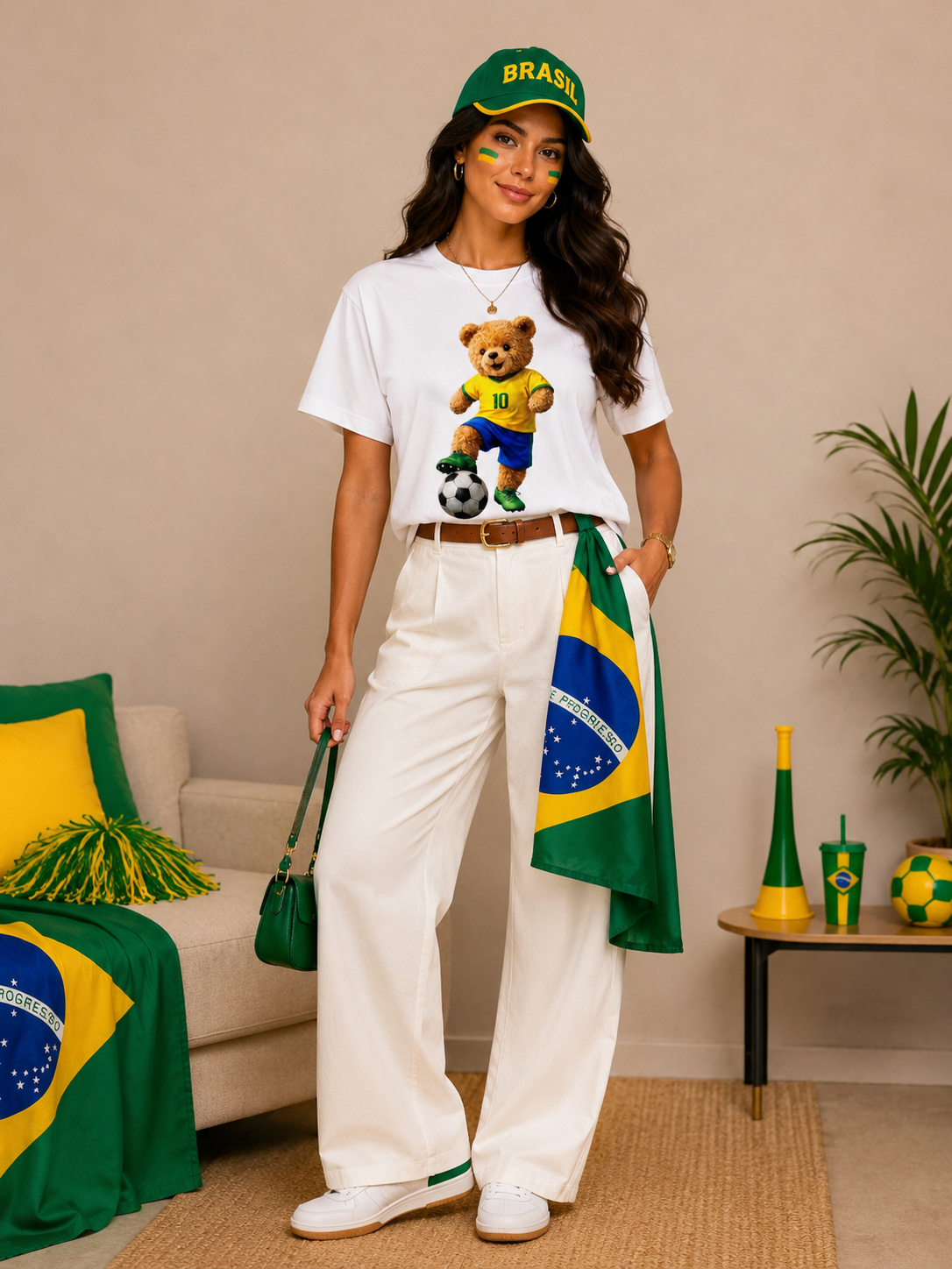 Blusa algodão Urso Player