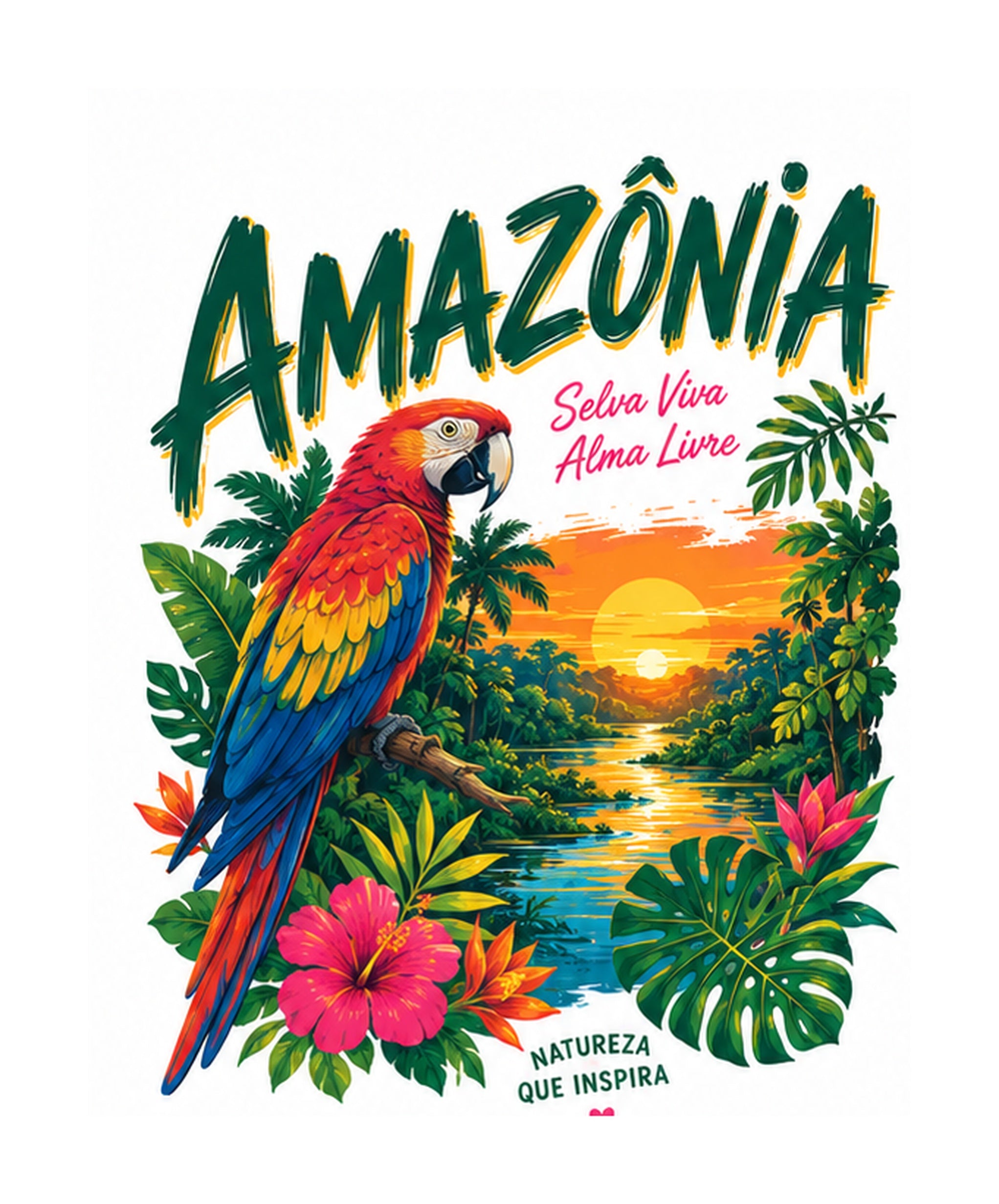 Blusa algodão Amazônia