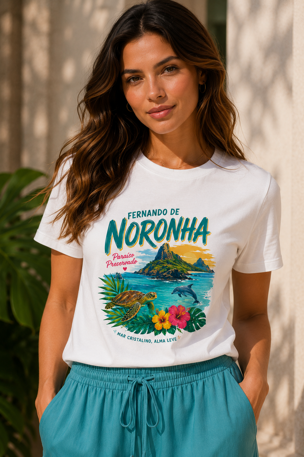 Blusa algodão Noronha