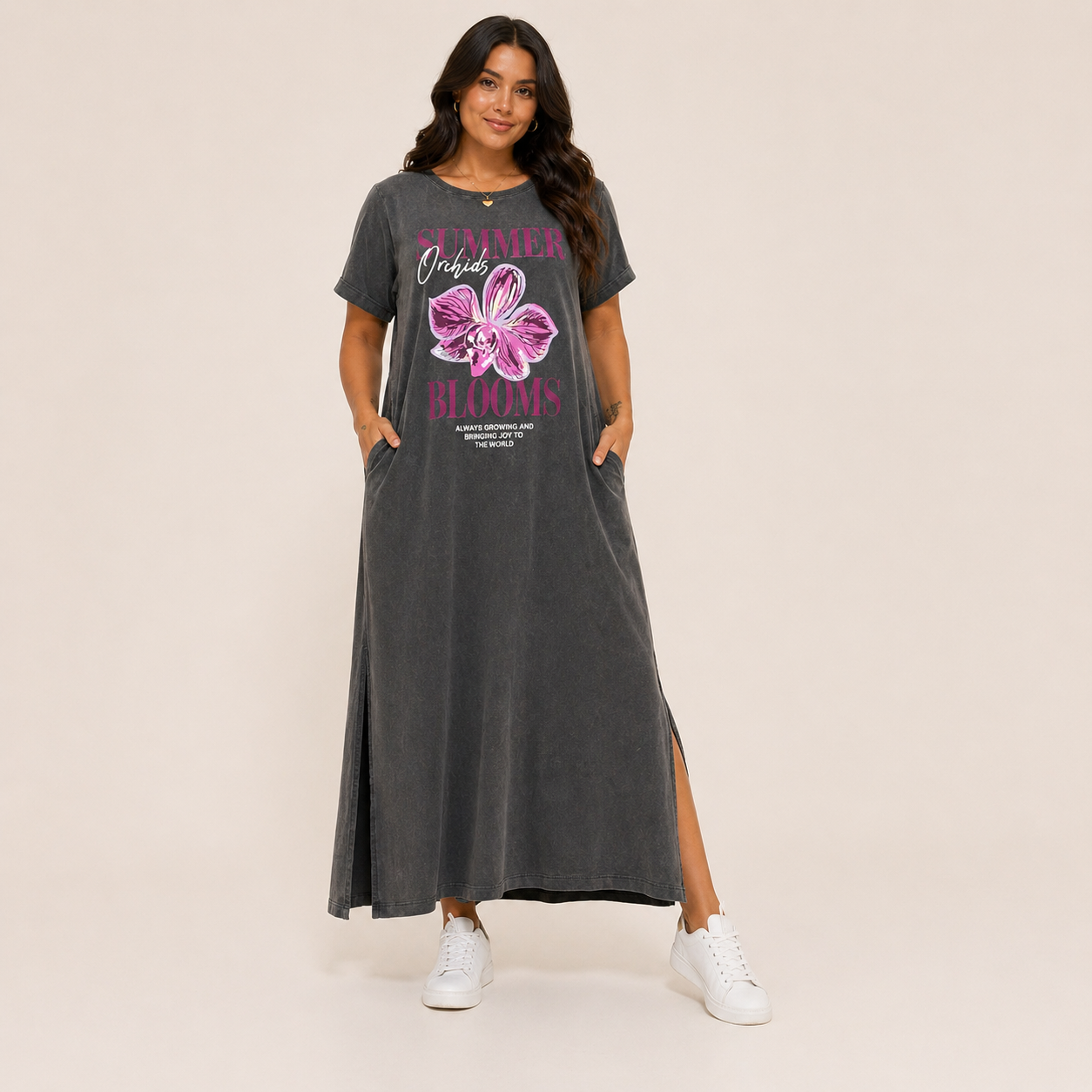 Vestido Estonado Wendy Orchid