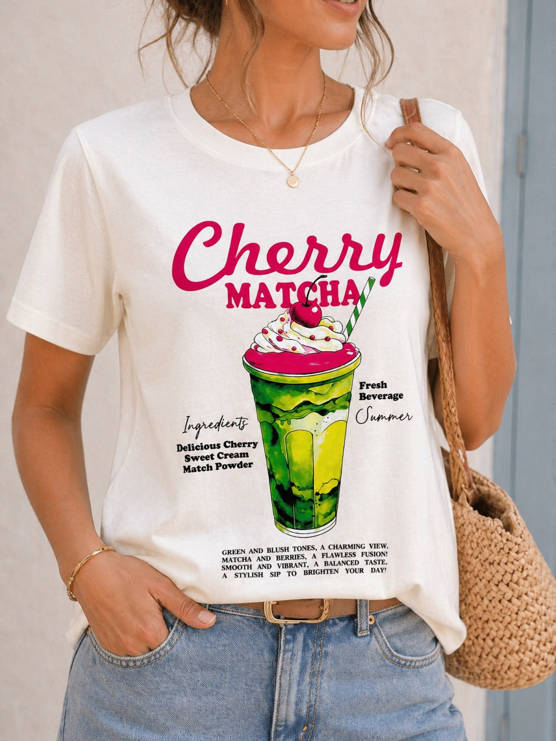 Blusa algodão Cherry