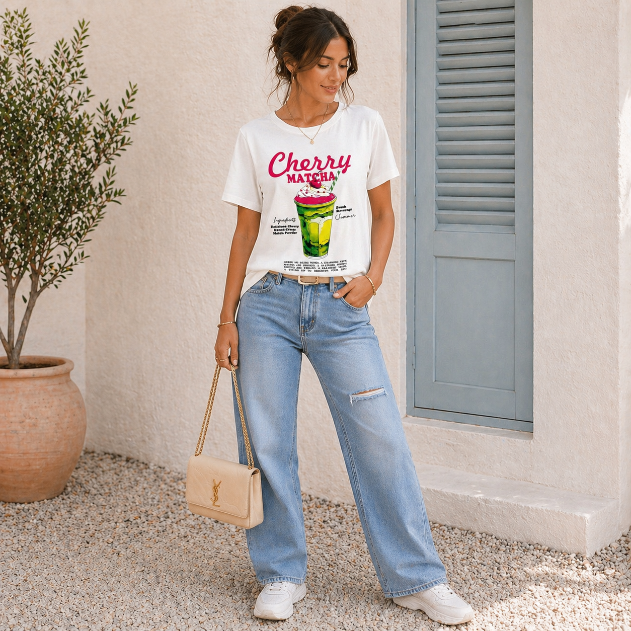 Blusa algodão Cherry