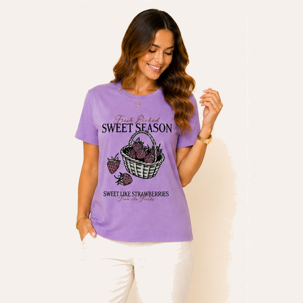 Blusa algodão Sweet Season