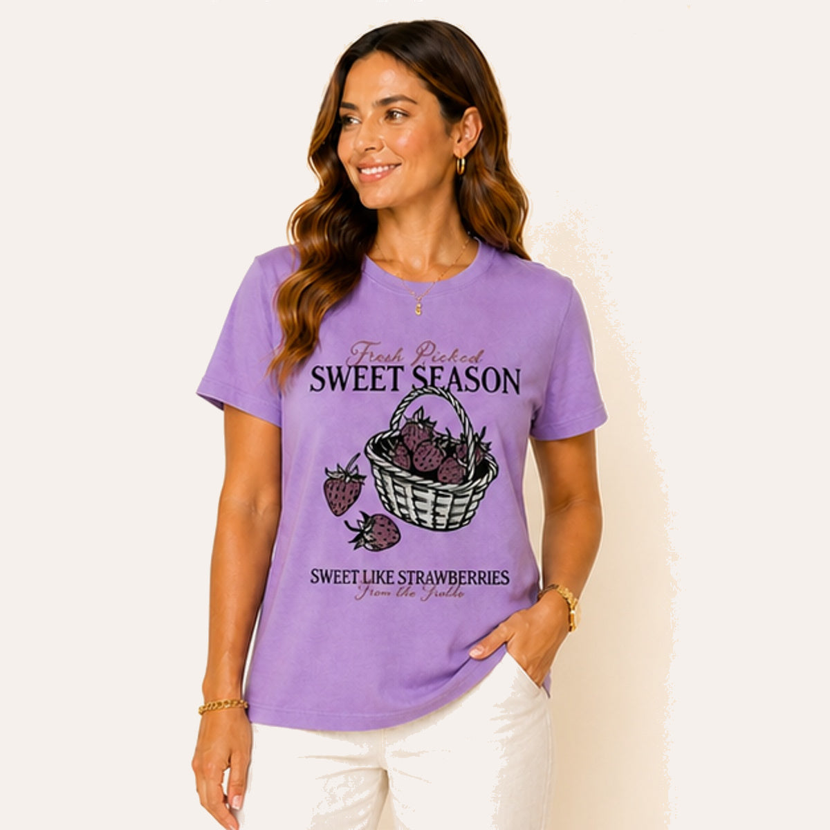 Blusa algodão Sweet Season