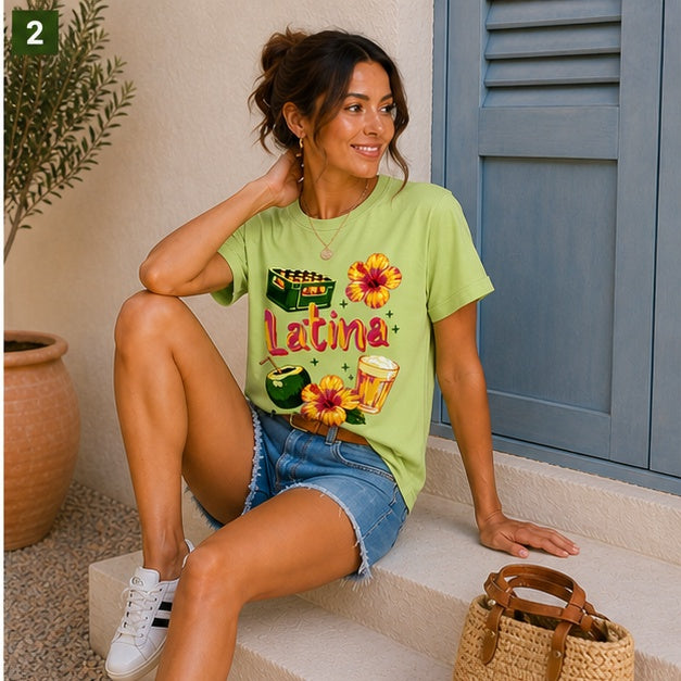 Blusa algodão Latina