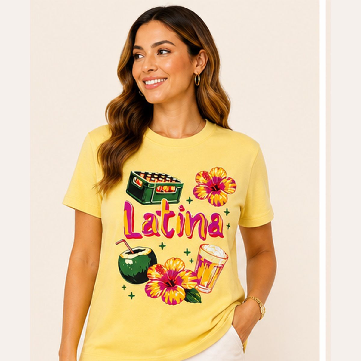 Blusa algodão Latina